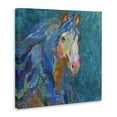 thumbnail image 4 of Stupell Industries Blue Collaged Pegasus Animals Painting Wrapped Canvas Art Print Wall Art, 17 x 17, 4 of 8