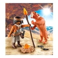 thumbnail image 4 of Neandertal con Tigre Dientes de Sable Playmobil 13 Piezas, 4 of 4