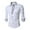 White, variant on IROINNID Plain Long Sleeve Shirts for Men Casual Shirt Plaid Button Shirt Top/shirt Blouse ,Black