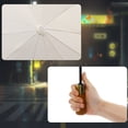 thumbnail image 3 of Unique Bargains Collapsible Windproof Folding Umbrella with Wooden Handle Beige, 3 of 5