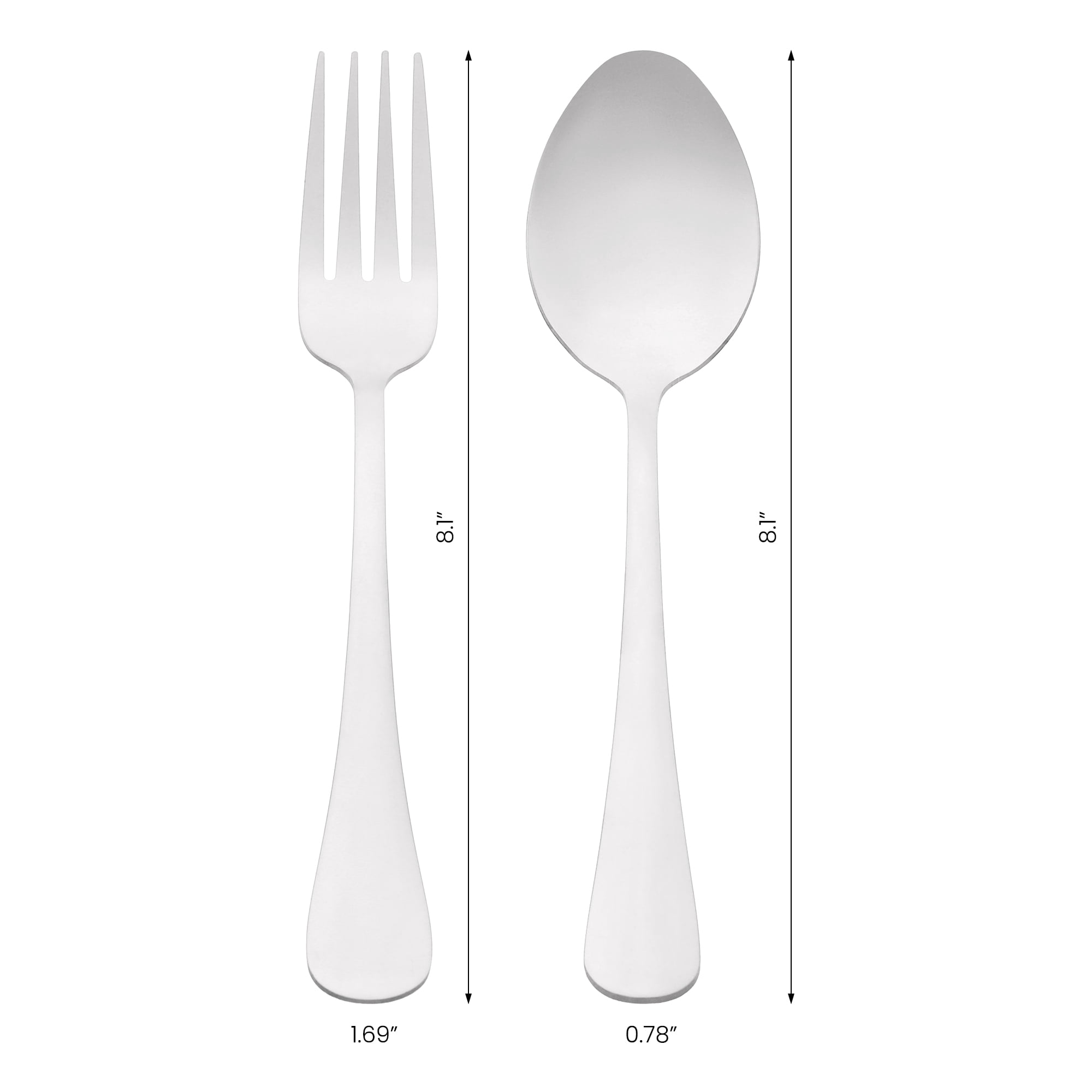 Unique Bargains 12 Pcs Silverware Set Stainless Steel Flatware Silver