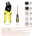 thumbnail image 3 of PARON Professional Wire Crimpers Engineering Ratcheting Terminal Crimping Alicates Bootlace, 3 of 8