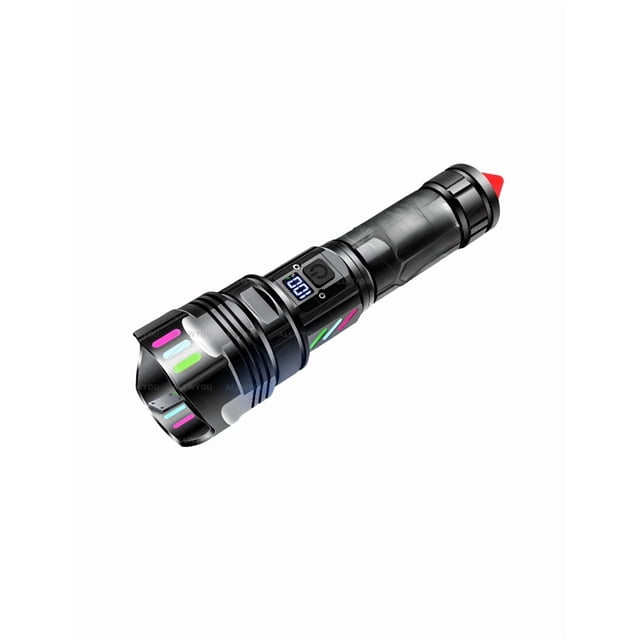 Lámpara Linterna Recargable Xtellar negro Con Power Bank 4 En 1