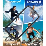 Oneagle Magnetic Waterproof Phone Case for iPhone 17 ,IP 68 Underwater,Black