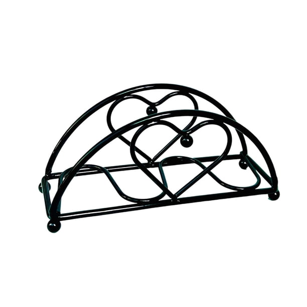 Soporte de papel Bewildely Hierro Organizador Rack almacenamiento y organización del hogar negro HA082150-02