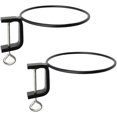 thumbnail image 1 of Achla Designs SFR-08C-2 Clamp-On Flowerpot Ring, Black, 1 of 3
