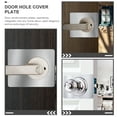 thumbnail image 3 of 4pcs Door Reinforcement Plates Sturdy Door Knob Fixing Filler Deadbolt Cover Plates, 3 of 9