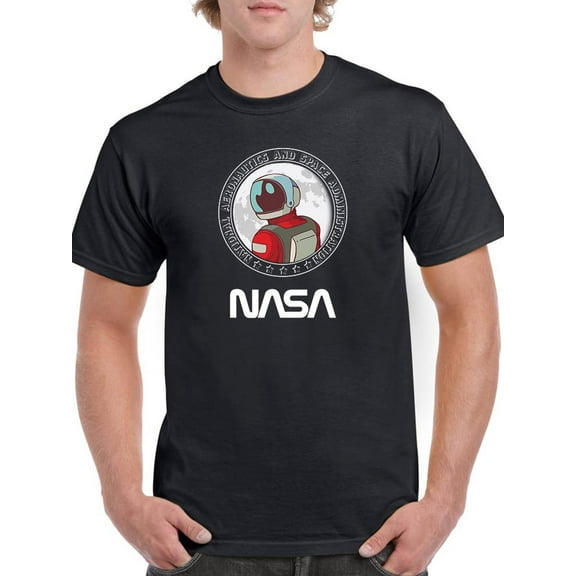 NASA Nasa Astronaut Badge T-Shirt Men -NASA Designs, Male Medium