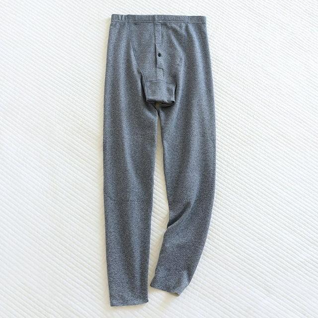 Pantalones de dormir de color liso a la moda para hombre, pantalones cortos holgados, pijamas largos, pijamas de poliéster para hombre.