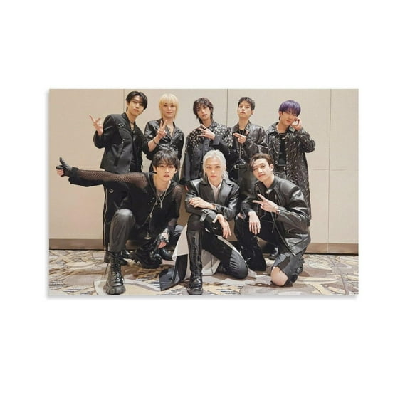 STRAY KIDS DominATE BEHIND FASHION HD Print on Canvas Painting Wall Art for Living Room Decor Boy Gift