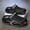 Black and gray, variant on Unisex Garden & Beach Clogs with Arch Support - Slip On Waterproof Shoes for Men Women, Lightweight Comfort Outdoor Sandals for Gardening, Pool, Yard