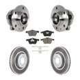 thumbnail image 1 of Transit Auto Front Hub Bearing Assembly Coated Disc Brake Rotors and Ceramic Pads Kit for Car 2008-2014 Volvo XC90 with 316mm Diameter Rotor KBB-121312, 1 of 11