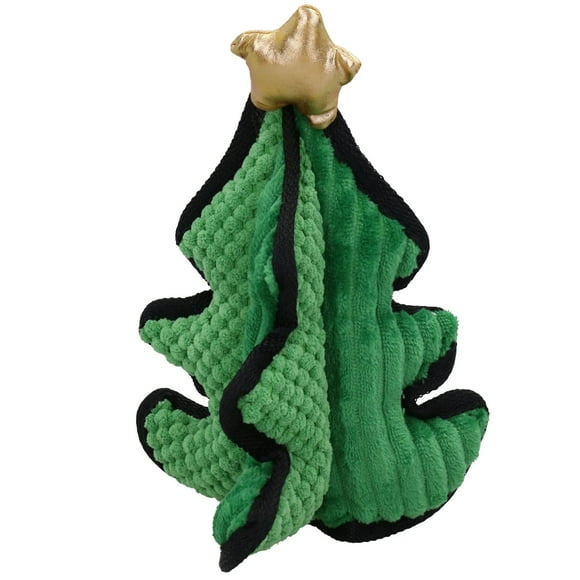 Dog Christmas Gift Magical Forest Tree Tough Fabric Play Toy Xmas Dog Present