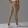 thumbnail image 5 of Mallas Push Up de cintura en V para mujer, pantalones de Yoga, sensación desnuda, entrenamiento, 5 of 5