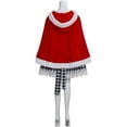 thumbnail image 5 of Christmas Girl Cindy Costume Dress Cape and Gloves, 5 of 9