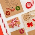 thumbnail image 3 of 1pc Christmas Theme Wax Seal Stamp Set Golden Plated Sealing Wax Stamp Solid Brass Head with Retro Wood Handle for Envelopes Invitations Gift Card Pine Tree 83x22mm Head: 7.5mm Stamps: 25x14.5mm, 3 of 7