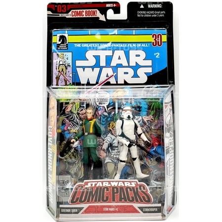 Star Wars Comic Packs 2006 Grand Moff Tarkin & Stormtrooper Action Figure 2-Pack