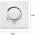 thumbnail image 2 of Regulación del ventilador de techo - Interruptor de pared 220V 10A para atenuador 15-300W - Tipo 86, 2 of 5