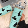 thumbnail image 2 of Cat Gift for Cat Lover,30 oz Cat Tumbler Stainless Steel Insulated with Handle (Cat-Seaform, 30 oz), 2 of 5