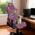 thumbnail image 2 of KUIFORTI Leopard Print Gaming Chair Cover with Armrest Covers Comfortable Gaming Chair Covers Slipcovers 4Pcs Easy Installation Breathable for Home, Shop, Living Room, Office, 2 of 7