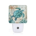 thumbnail image 1 of Fotbe Watercolor Sea Turtle Luz Nocturna LED, Luz de Noche con Sensor de Luz Natural de Anochecer a Amanecer, Se Enchufa a la Pared, Blanco Cálido 0.5W-EU, 1 of 7