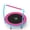 Pink & Blue, variant on WOWLAND 3FT Toddler Trampoline with Handlebar for Age 1-6, Max Load 220LBS 36'' Indoor Mini Trampoline for Kids, Small Trampoline for Toddlers, Noise Free, Quick Assembly