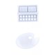 thumbnail image 1 of Moldes de Silicona para , Bandeja de Bricolaje, Molde de Fundición, Decoración Del Hogar, Transparente, 12,6 X 10,4 Cm+moldes de Silicona para Soledad Molde de silicona de paleta, 1 of 10