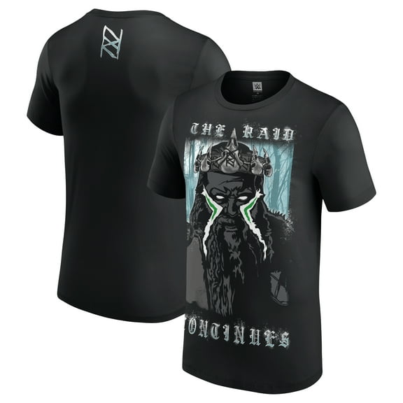 Men's Black Ivar The Raid Continues T-Shirt