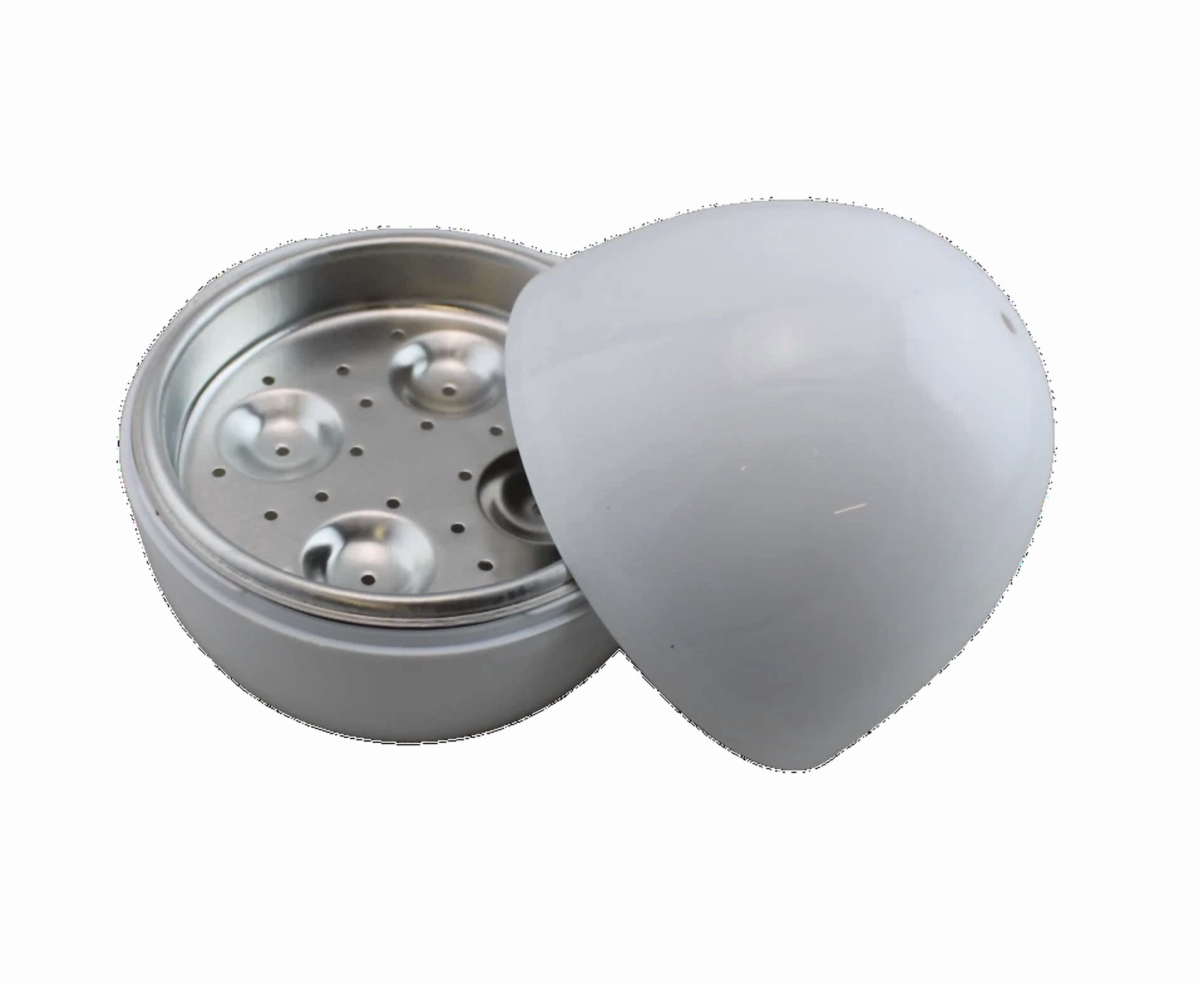 CIRCLE- Microwave Egg Boiler Hard Or Soft Boiled Eggs Bpa Free Cook Up To 4 Eggs Healthy