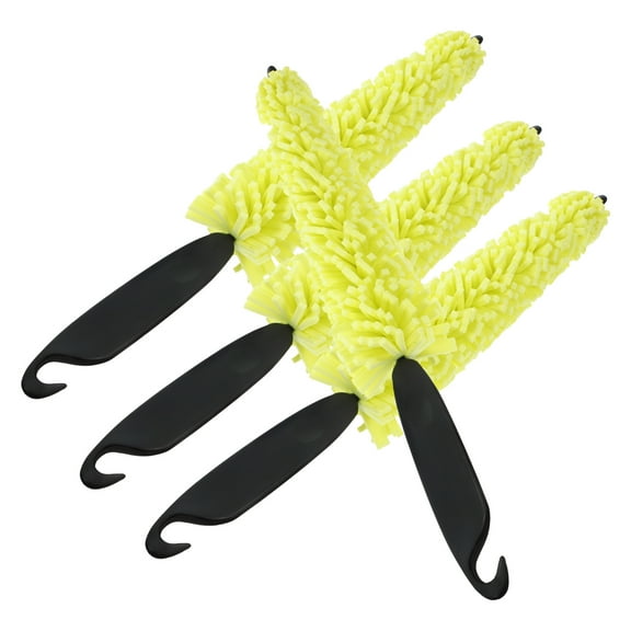 MLINS 4pcs Wheel Rim Brushes Car Tire Detailing Brushes Car Tire Hub Cleaning Brush Tools