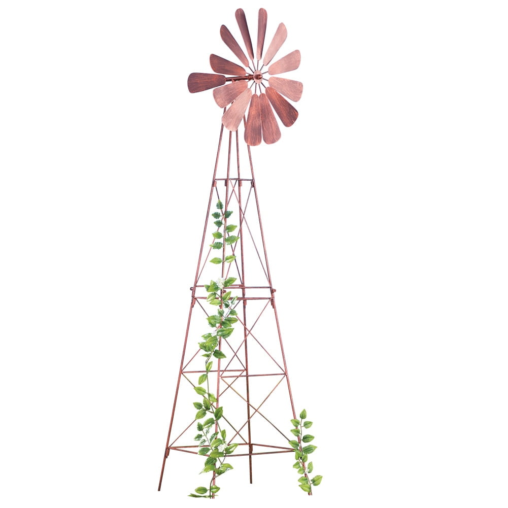 Windmill Spinner Plant Trellis by Collections Etc