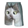 thumbnail image 5 of Kdxio Funny Cat Pattern Mens Casual Shorts - Drawstring Summer Beach Sports Shorts for Men, 5 of 9