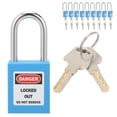 thumbnail image 3 of Candado industrial NikouMX 10 juegos de acero de seguridad 1.5 pulgadas, 3 of 8
