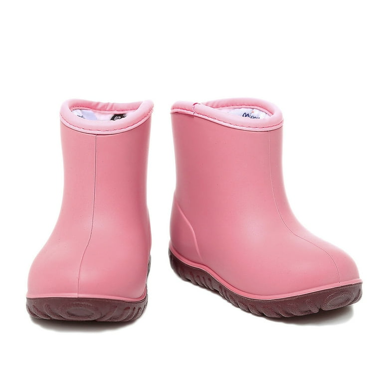 Rockrooster Unisex Child Rain Boots Toddler and Kids Warm Rain Boot Waterproof Insulated Rubber Boots for Snow Rain and Muck Walmart