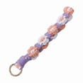 thumbnail image 2 of Handmade Crochet Daisy Keychain handwoven Cotton Rope Handwoven Bag Keys Accessory for Women Girls Gift Idea, 2 of 10
