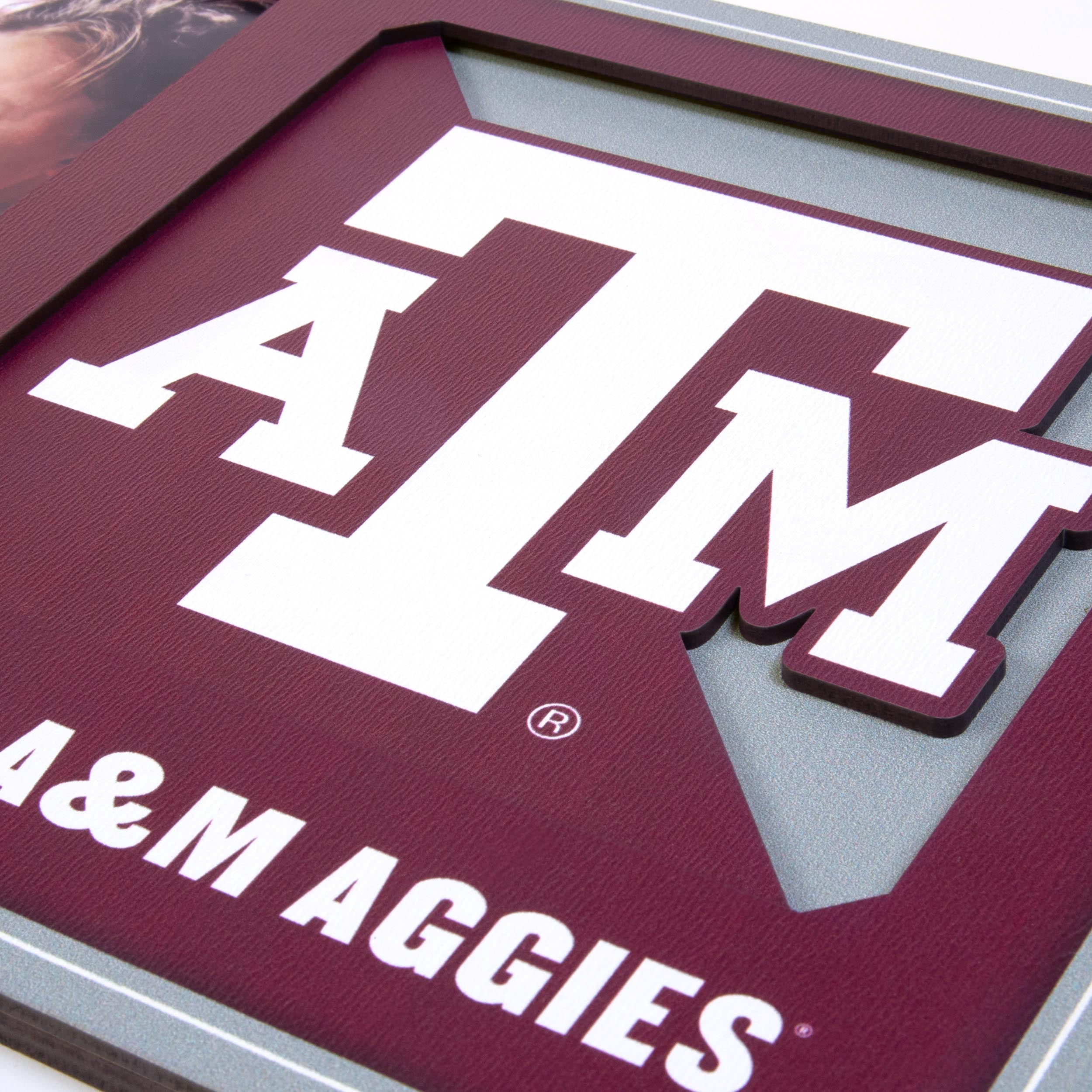 Texas A&M Aggies 3D Logo Picture Frame