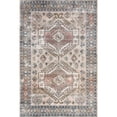 thumbnail image 4 of nuLOOM Benoite Splashguard Medallion Machine Washable Area Rug, 8' x 10', Benoite Peach, 4 of 11