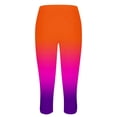thumbnail image 4 of Jamsmile Womens Leggings Gradient Color Print 7/8 Leggings Beach Casual Lifting Soft Tummy Control Stretchy Pants, 4 of 5