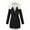 XQRN1-Black, variant on Winter Coats for Women Sherpa Fleece Lined Parkas Petite Women Anoraks Thicken Warm Zip Up Jacket Outerwear with Faux Fur Hood