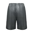 thumbnail image 3 of Men's Pajama Shorts Bottoms with Pockets Soft Lightweight Lounge Sleep Wear Dark Forest Reflections in Water, 3 of 6