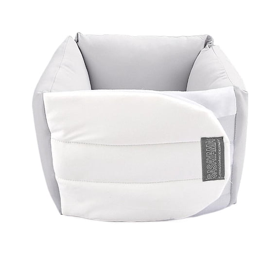 Lumbar Support Pillow,Soft Silk Cotton 360 Wrap Around Lumbar Cushion,Ergonomic Waist Pillow for Back,Deep Sleep LumbarSupport Pad,Breathable Memory Foam Wrap for Sleepers & Desk Workers