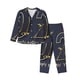 thumbnail image 1 of Fotbe 2025 New Year 2 Conjunto de Pijama de Manga Larga para Mujer con Estampado, Ropa de Dormir de 2 Piezas, Conjunto de Casa Suave y Cómodo con Bolsillos-XX-Large, 1 of 7
