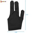 thumbnail image 5 of Spencer 10Pcs Elastic Lycra 3 Fingers Billiards Glove Snooker for Billiard Shooters Carom Pool Snooker Cue, 5 of 8