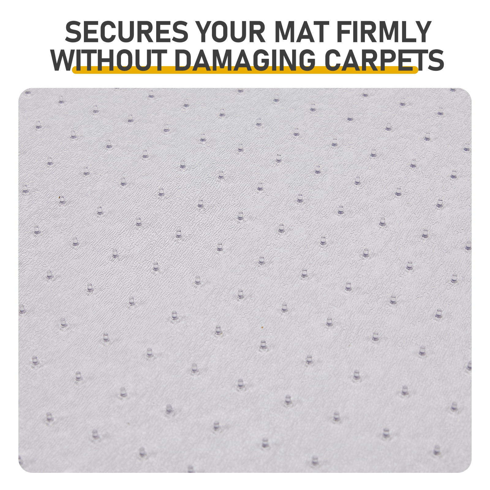 36x48 in Double-Fold PVC Floor Mat with Raised Design