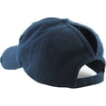 thumbnail image 6 of Ponytail Messy High Bun Adjustable Washed Cotton Baseball Cap, 6 of 9