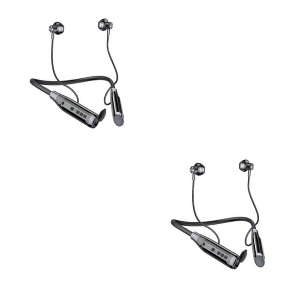 Auriculares Methold para colgar en el cuello deportivos Bluetooth Negro Tipo 1 2Conjunto