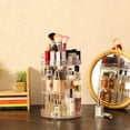 thumbnail image 4 of Organizador de maquillaje Cq acrílico giratorio transparente para el cuidado de la piel, 1 paquete, 4 of 8