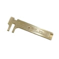 thumbnail image 1 of tón Reg Metal Mca Medición Joyería Milímetro Pulgadas Calibra Esca única de 80 mm Macarena Medición de regla de latón, 1 of 8