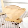 thumbnail image 3 of ZOUSSIQI 40Pcs Cone Shaped Disposable Coffee Filter Paper Replacement for Coffee Making JU316-139099, 3 of 13