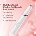 thumbnail image 4 of Lohuatrd Electric Manicure Drill Set Wireless Rechargeable Low Noise Vibration 4 Speeds ABS Shell DIY Nail Polisher Home Supply, 4 of 7
